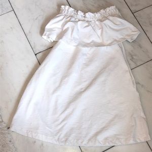 H&M White Off-Shoulder Dress